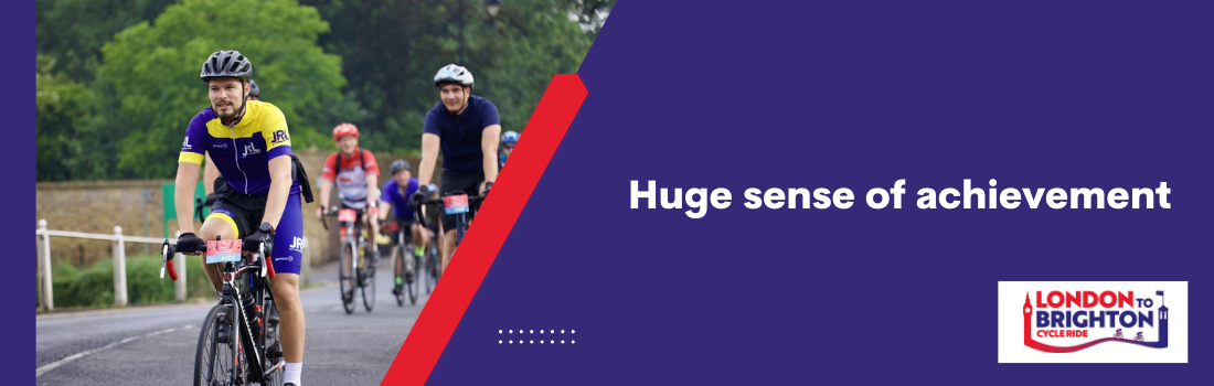 Huge sense of achievement